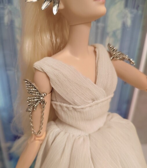 1/6 Scale 1 Pair Simulate Rhinestone Butterfly Open Arm Bands For 12&Prime; Figures