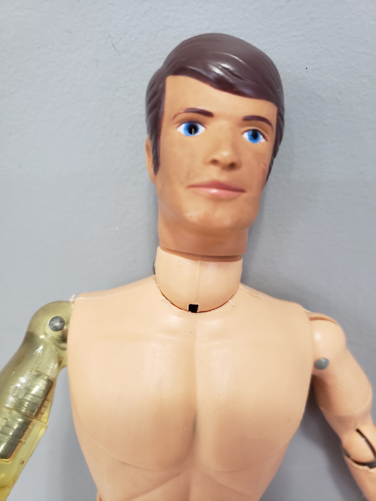 READ 1964 GI JOE MIKE POWERS ATOMIC MAN Action Figure Jumpsuit Camouflage Poncho