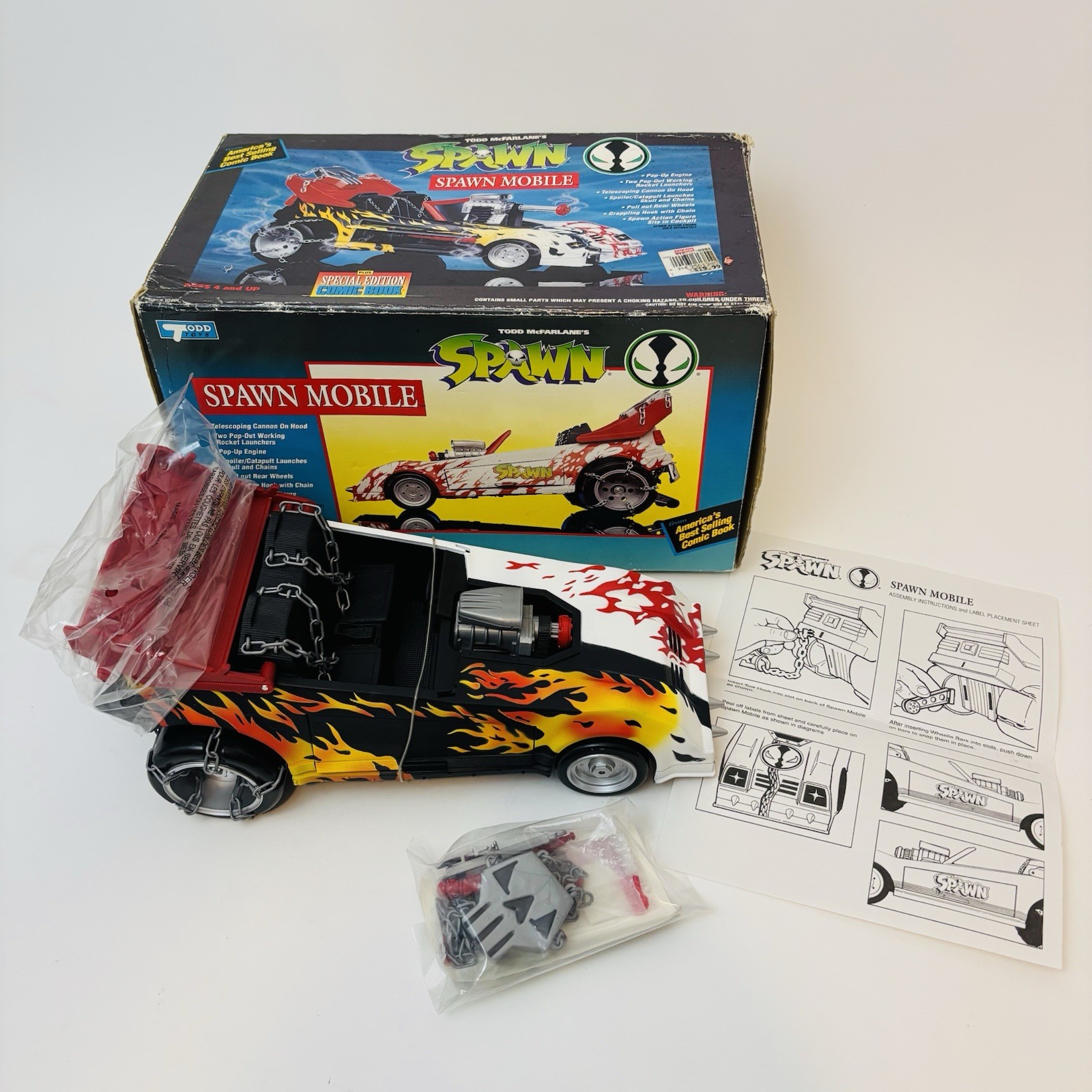 Vintage Todd McFarlane’s Toys Spawn Mobile Brand New Open Box 1994 No Comic Book