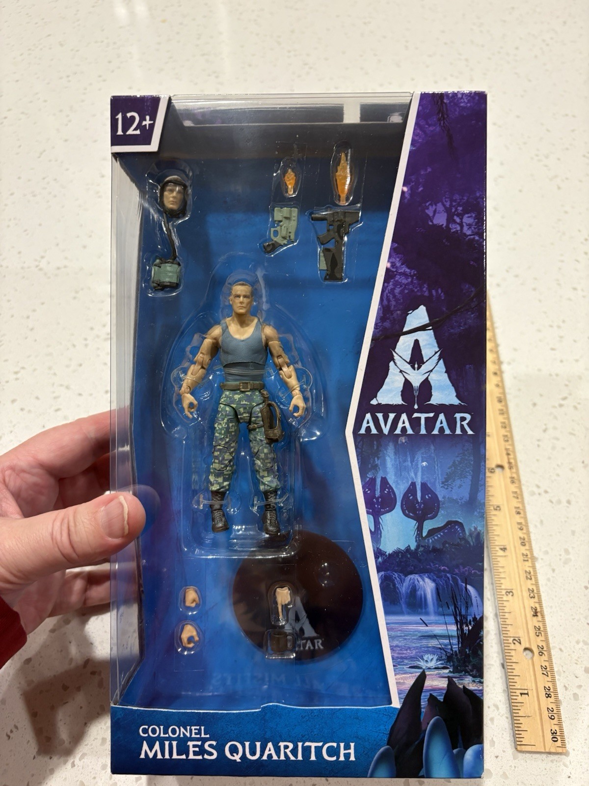 McFarlane Toys Avatar Colonel Miles Quaritch 4” Action Figure New in Package
