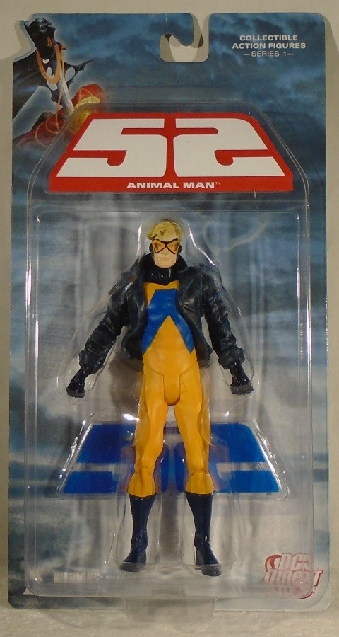 DC Direct Animal Man DCU Universe Comics 52 Series 1 Buddy Baker Figure (MOC)