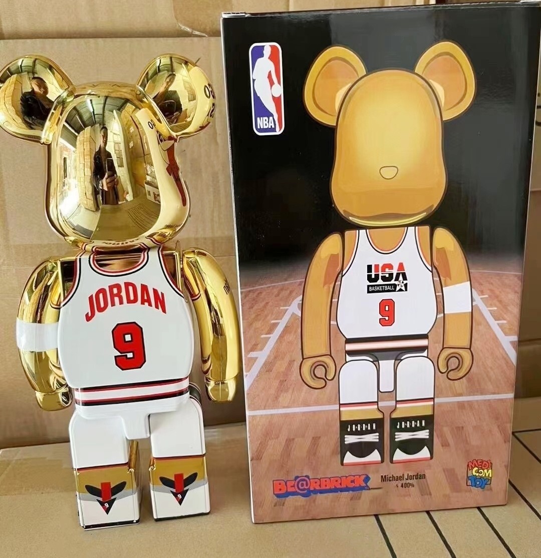 400% Bearbrick Michael Jordan Chicago No.23 Jersey Action Figure Deco Art Toy