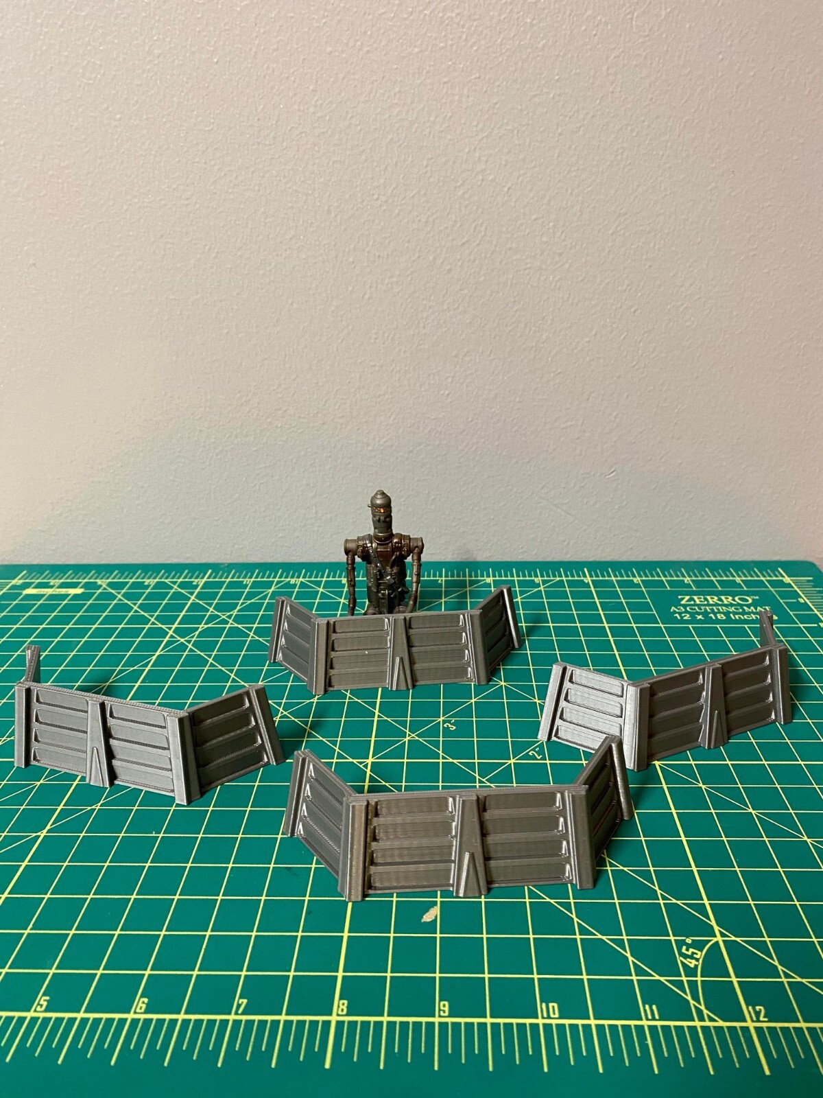 Warhammer 4x Imperial Bunker Barricade Star Wars Legion Game Terrain Mini