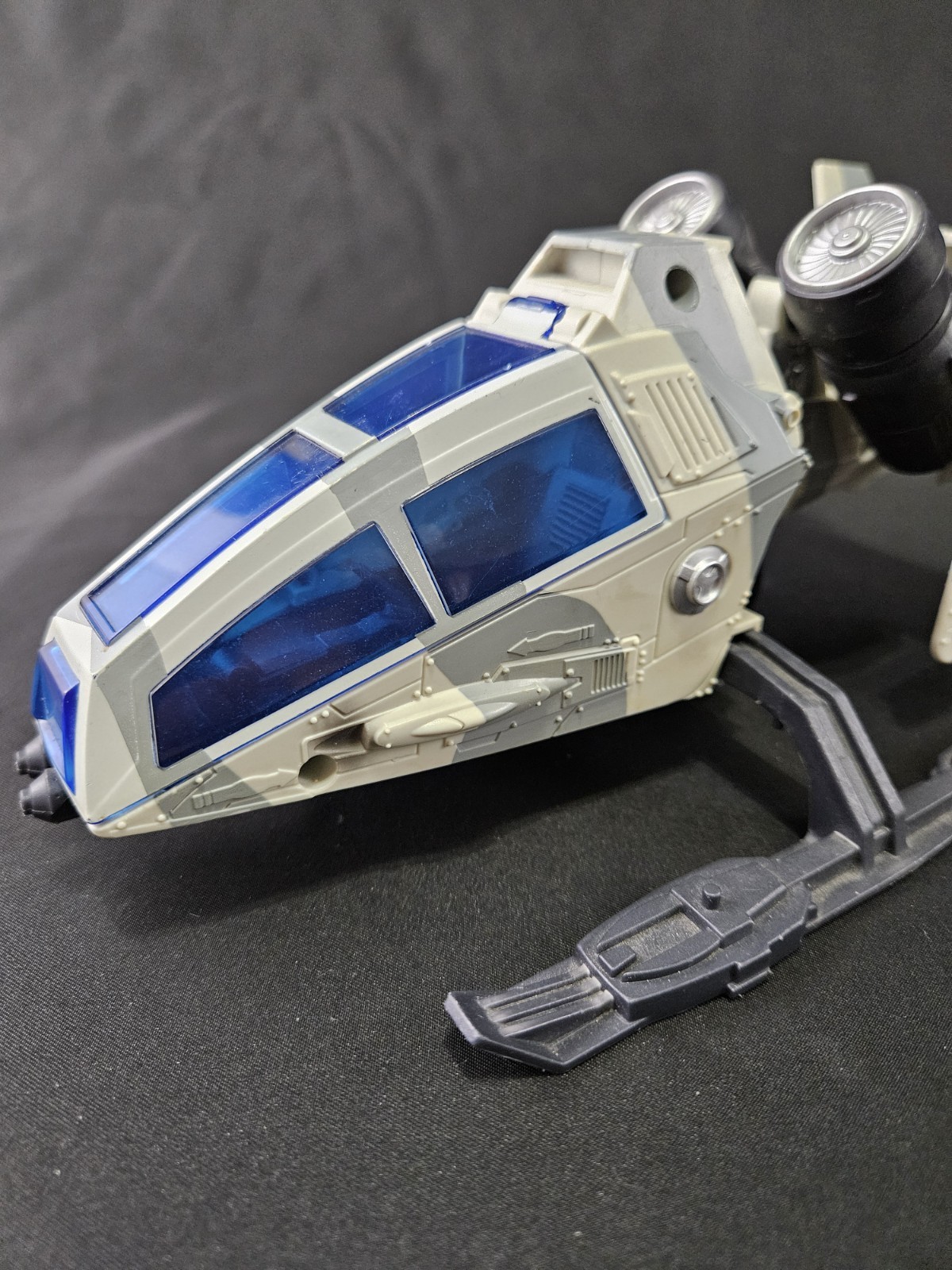 GI Joe 50th Anniversary Ghost Hawk Vechicle Battle Below Zero Incomplete Missing