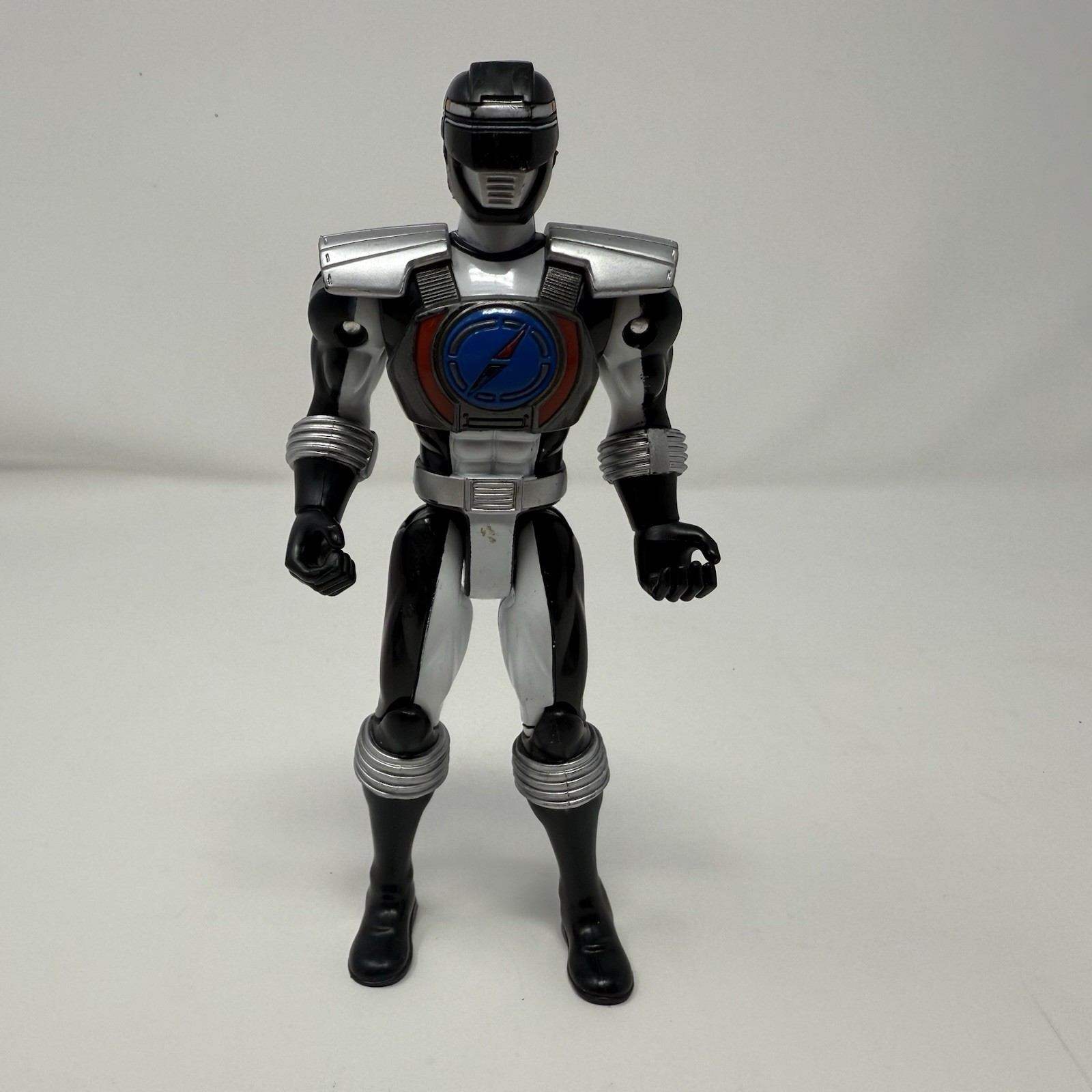 Power Rangers Operation Overdrive Black Ranger Action Figure Bandai 2006 5.5”