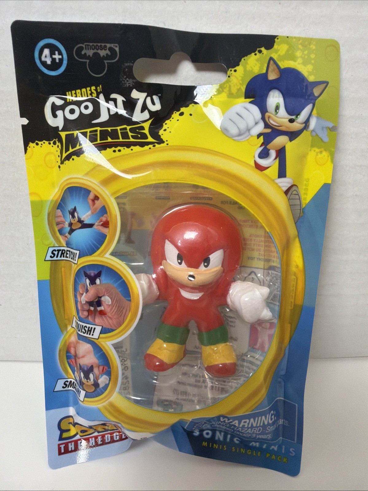 Heroes Of Goo Jit Zu Minis Sonic The Hedgehog 2.5&Prime; Figure Knuckles Brand New
