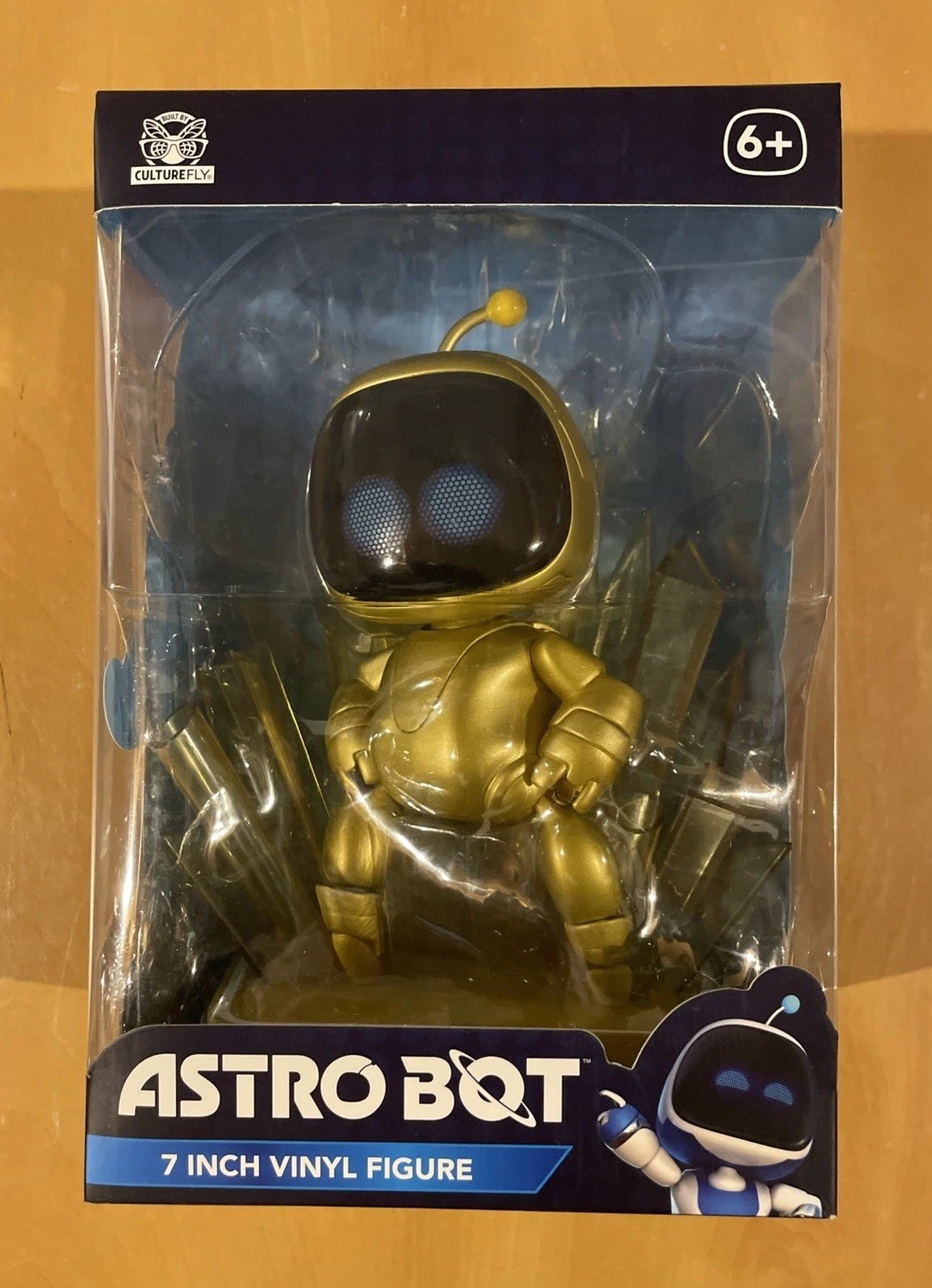 PlayStation Golden Captain Astro Bot 🤖, Culture Fly, 7” Vinyl Figure w/ Stand