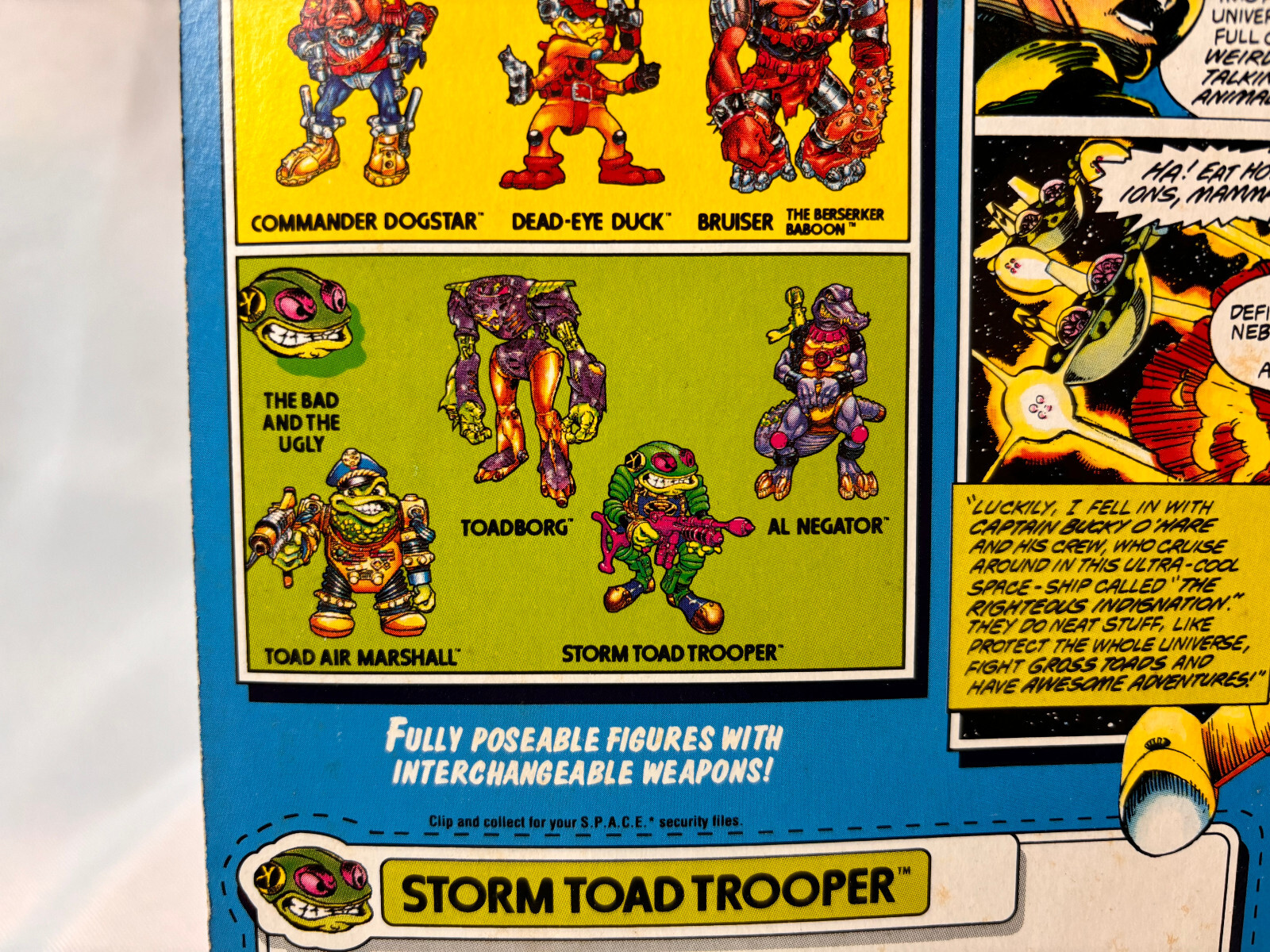 STORM TOAD TROOPER 1990 Hasbro Space Adventures Of Bucky O&rsquo;Hare Factory Sealed