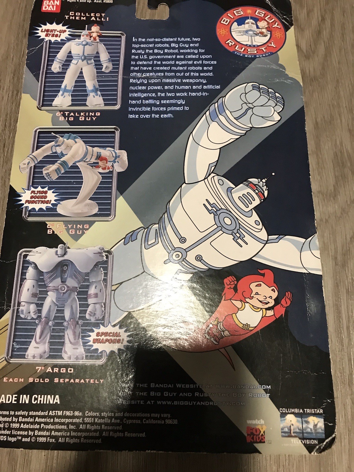Ban Dai Big Guy Rusty Action Figure