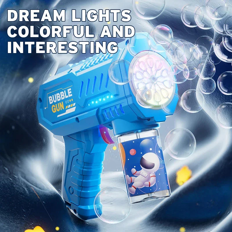 Fully Automatic Bubble Gun Rocket Bubbles Machine Automatic Blower
