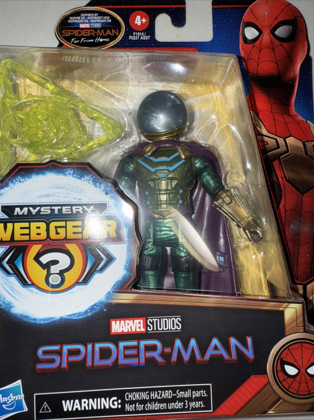 Marvel Studios Spider-Man Dr Strange & Mysterio Mystery Web Gear Action Figures