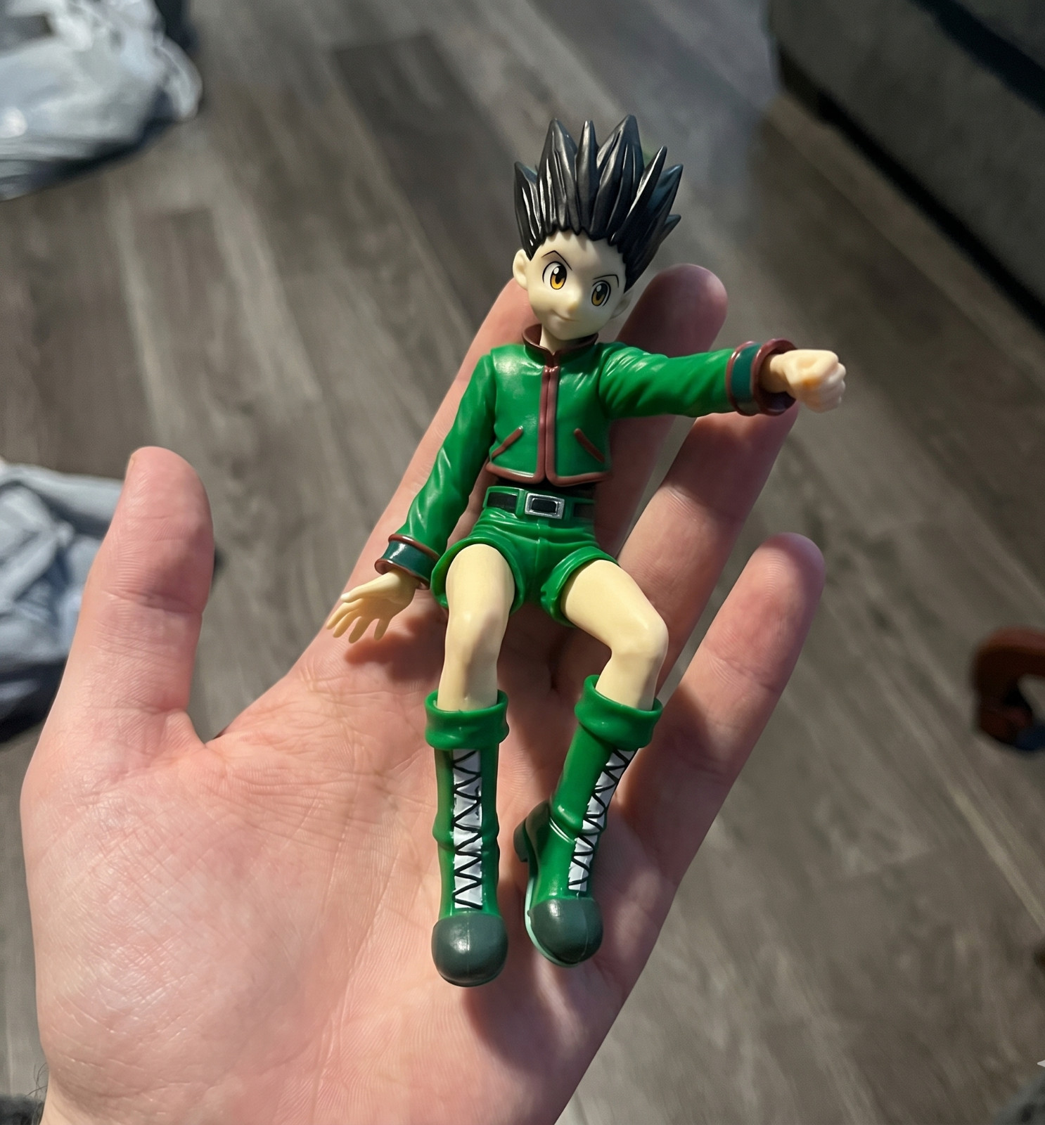 Hunter x Hunter Figures Gon Freecss Killua Zoldyck 12CM PVC Anime Toys Gift Set