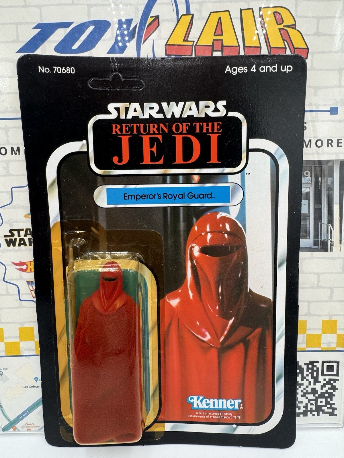 Vintage Star Wars Emperor’s Royal Guard MOC 77 Back ROTJ Sealed Kenner Unpunch