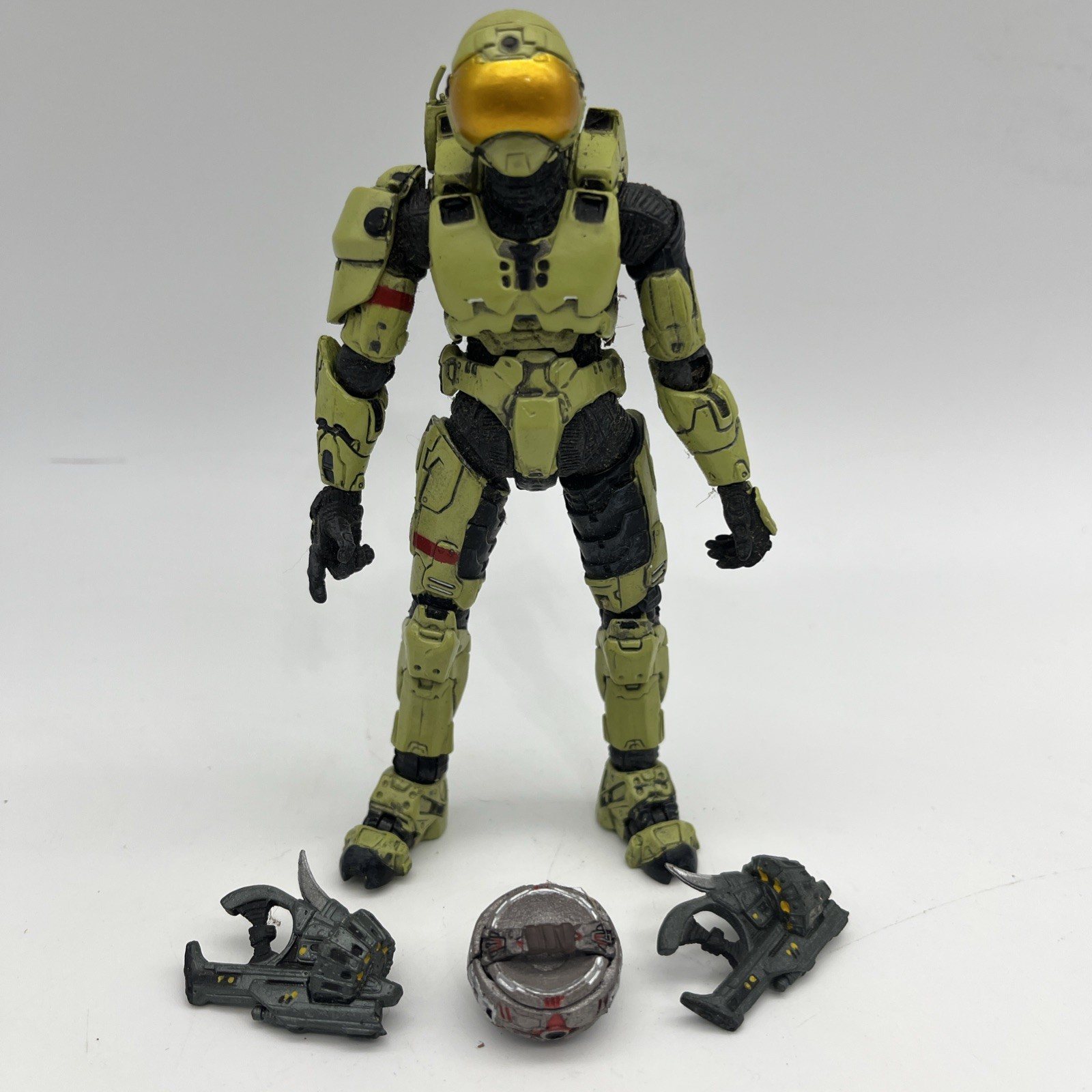 HALO 3 SERIES 4 SECURITY SPARTAN SOLDIER OLIVE SPARTAN SOLDIER 100% COMPLETE