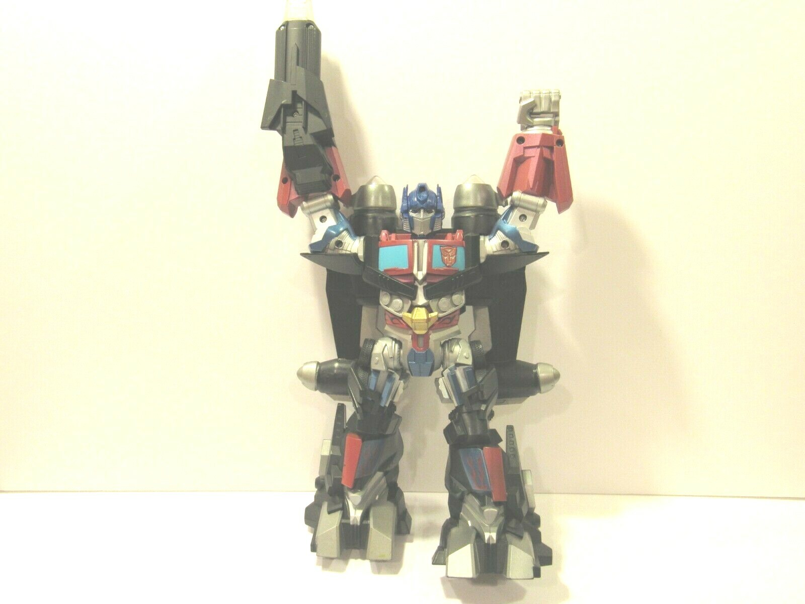 2008 Hasbro 12&Prime; OPTIMUS PRIME Transformers Mega Power Bot Kid Toy Sounds TESTED