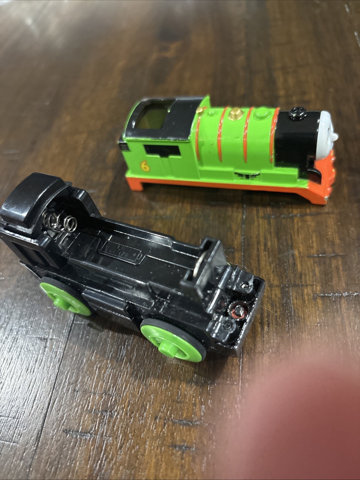 Thomas Diecast Percy MOTORIZED Battery Operated 2002 for Wooden Tracks FOR PART