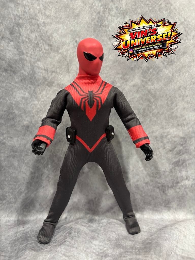 Custom 8&Prime; Mego Scale SpiderMan Assassin Peter Parker Action Figure & NO Box