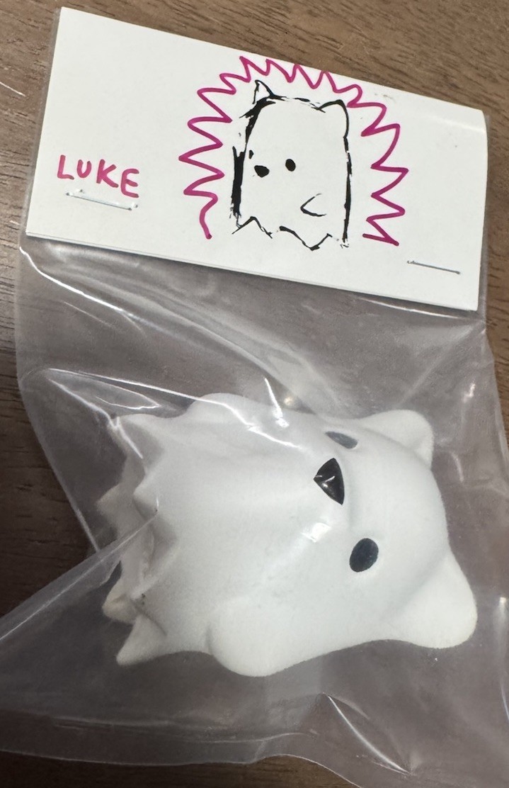 Luke Chueh Ghost Bear WHITE SIGNED Monkey King