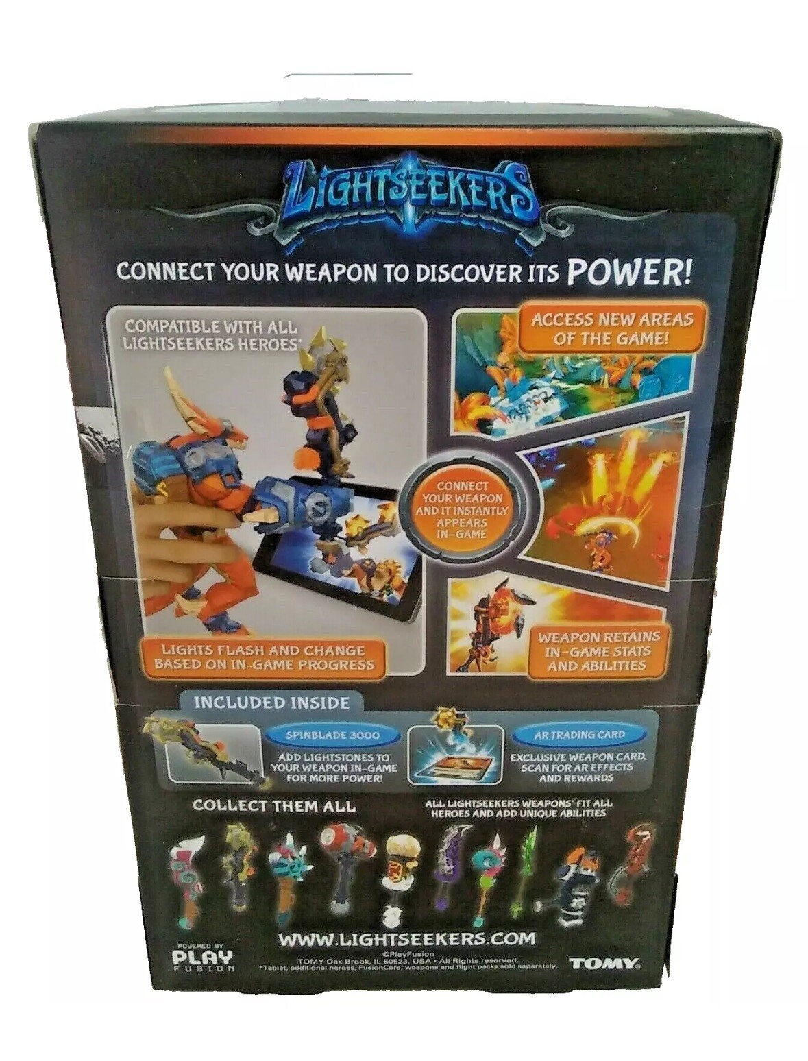 TOMY Lightseekers Awakening Weapon Pack and AR Trading Card Spinblade 3000 |🚛💨