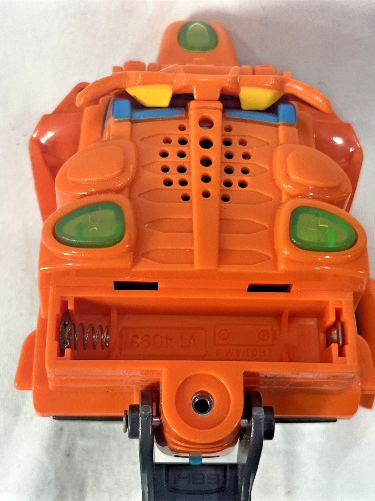 VTech Switch and Go Talking Dinos Turbo Lot of 2-Orange-White-Dart Triceratops
