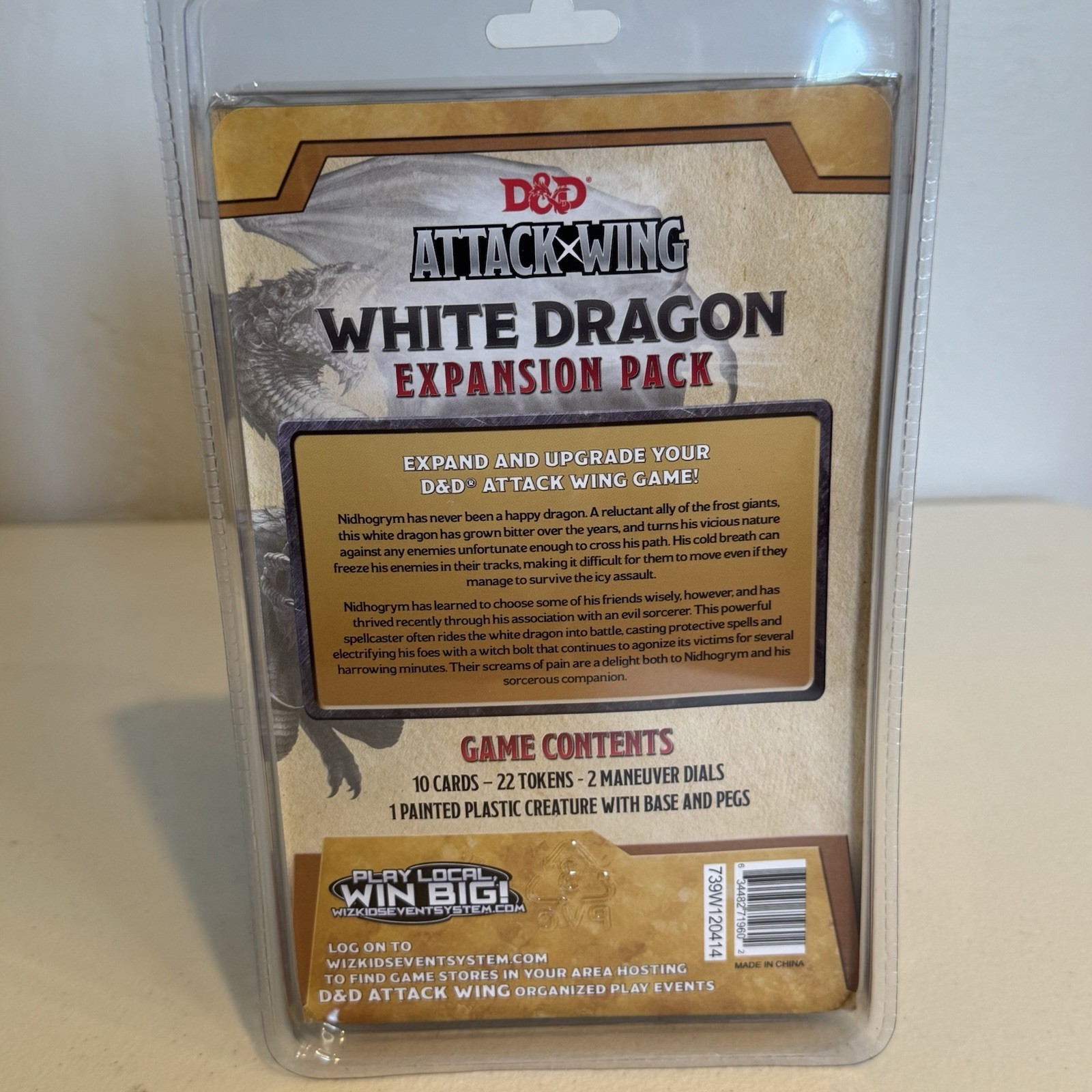 D & D Attack Wing Brass Dragon Expansion Pack Wizkids NECA 2015 DnD