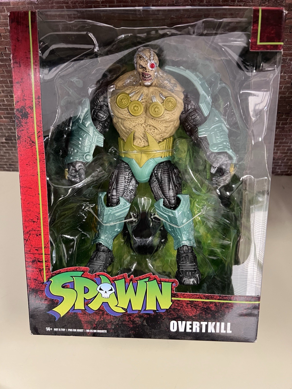 Overtkill Action Figure McFarlane Spawn Megafig NEW NIB