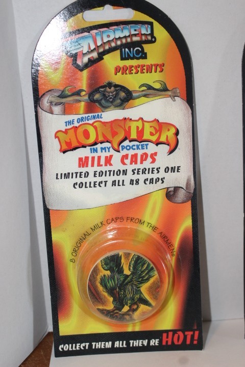 Monster in My Pocket Milk Caps / Pogs Unopened Pack, Combined Shipping