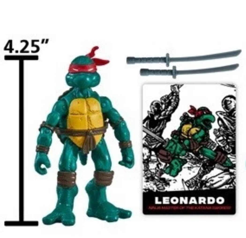 NEW TMNT SET OF ALL 4 Teenage Mutant Ninja Turtles Comic Book Series Figures! 🔥