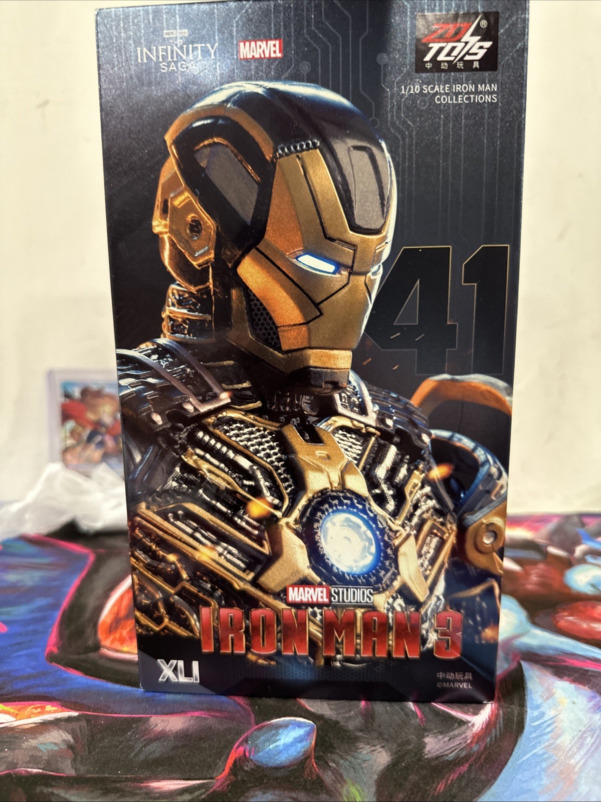 Marvel Avengers Iron Man Mark 41 XLI MK41 Ironman Toy Action Figure Model