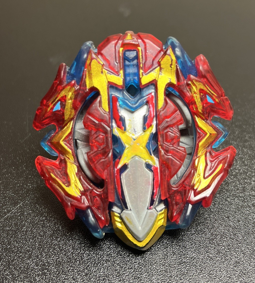 Takara Tomy Beyblade Burst Xcalius X4 Buster Xcalibur Red Blue Attack Type