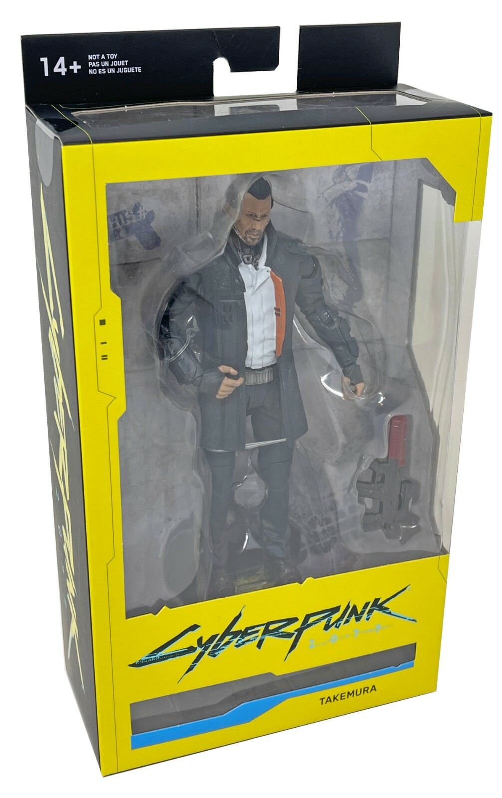 McFarlane Toys Cyberpunk 2077 TAKEMURA 7&Prime; Action Figure New Unopened Ages 14+