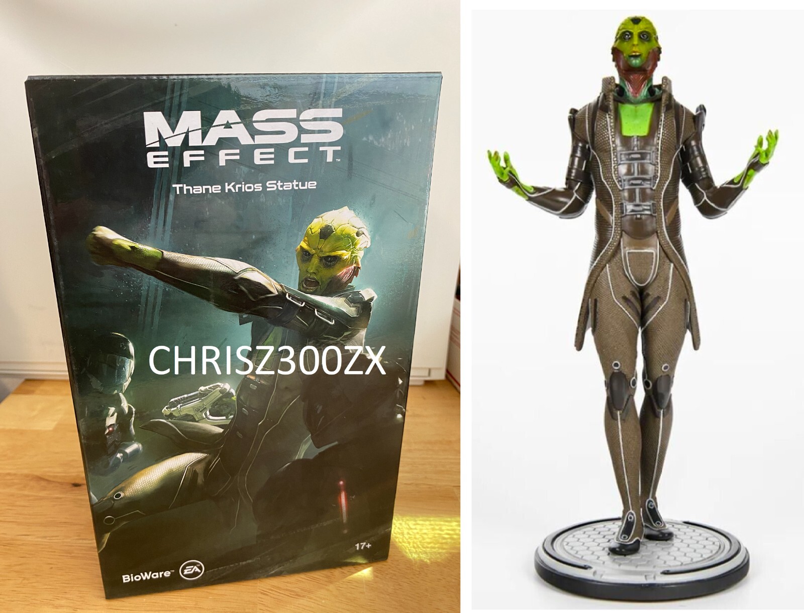 Mass Effect Thane Krios Polyresin Statue Limited Figure Figurine Color 3 4 + COA