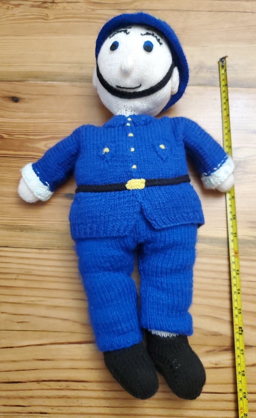 Enid Blyton Character Mr. Plod Noddy Series Plush Stuff Doll 20 Inches Handmade