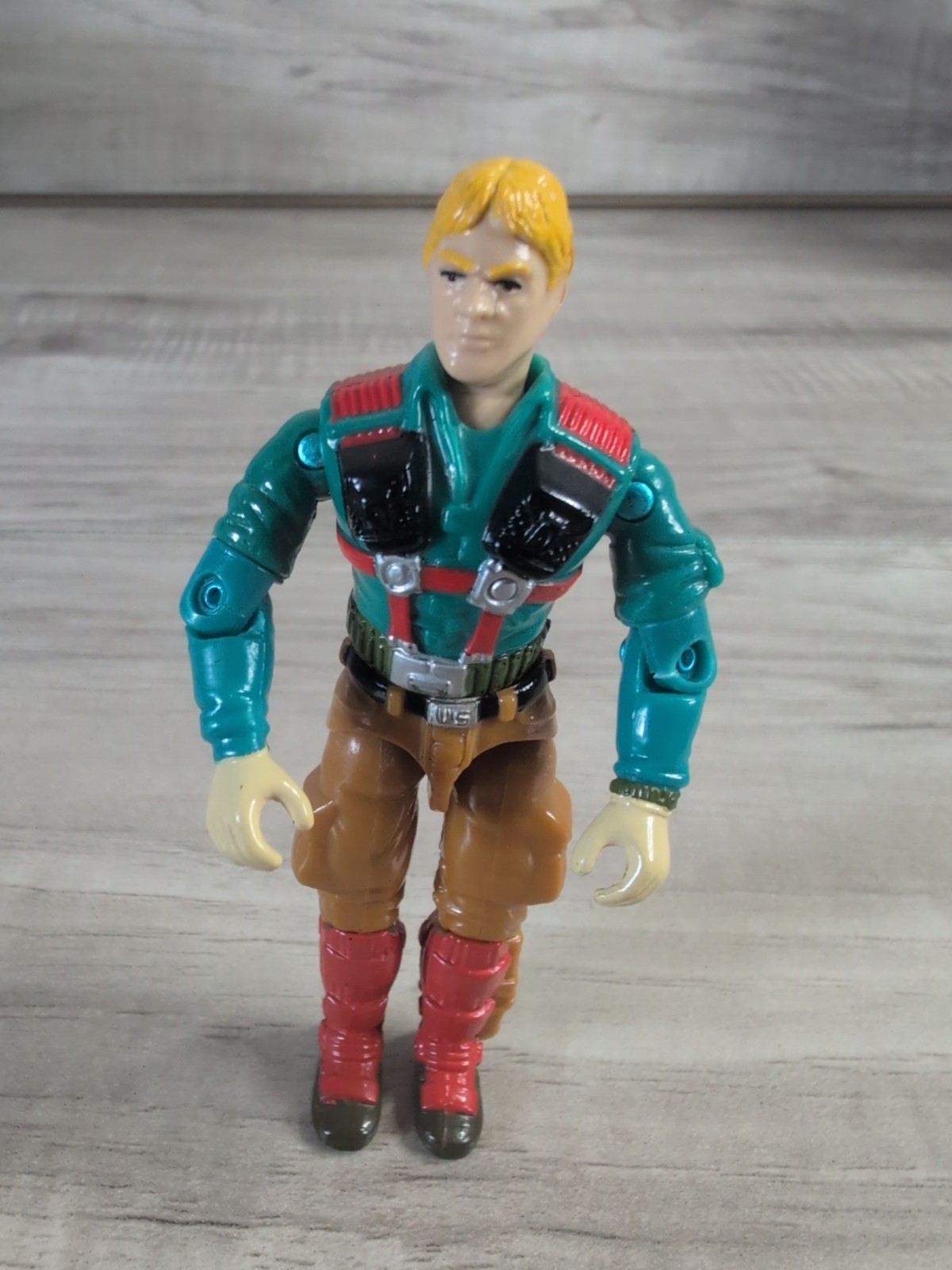 Vintage 1989 Hasbro GI Joe Downtown v1 3.75&Prime; Action Figure Cobra ARAH Incomplete