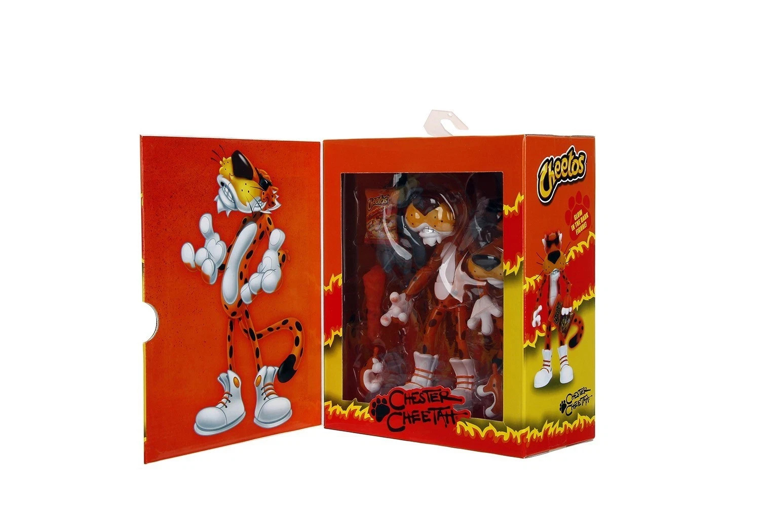 Jada Toys Cheetos Chester Cheetah Flamin&rsquo; Hot Glow In The Dark 6-in Figure NEW