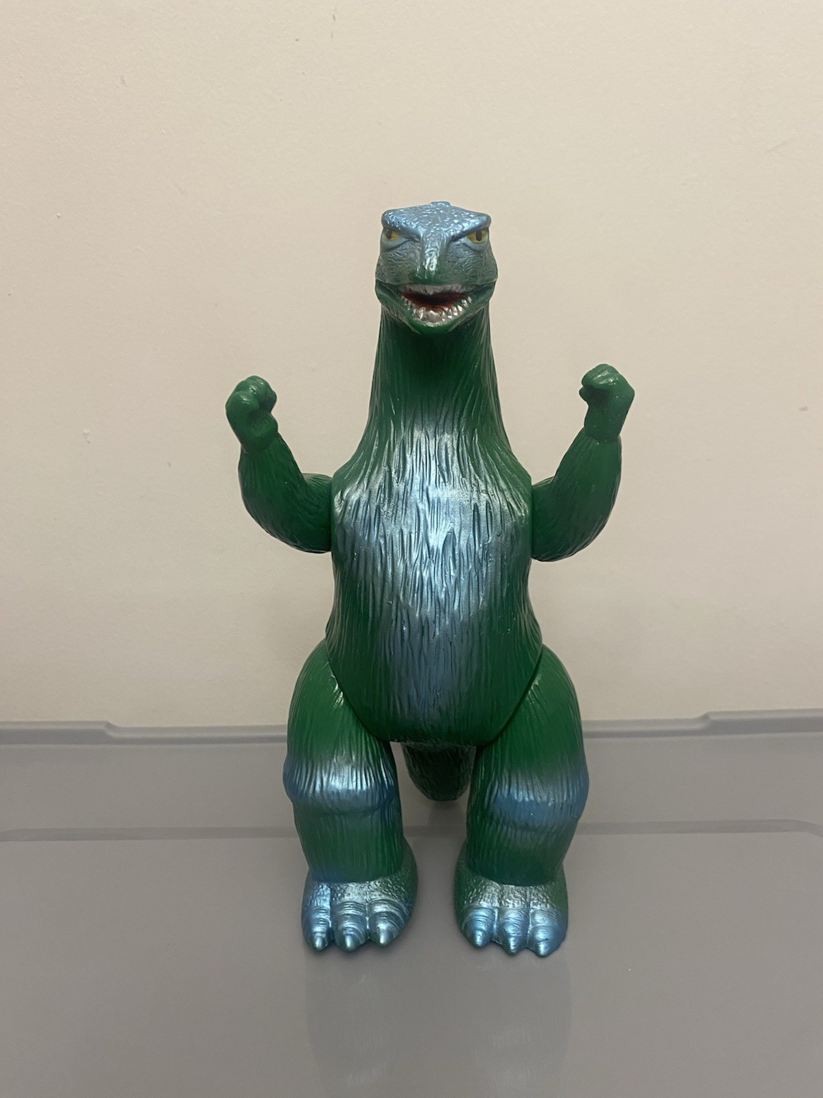 MARUSAN Godzilla J-Tail Green Sofubi Soft Vinyl Figure 1999