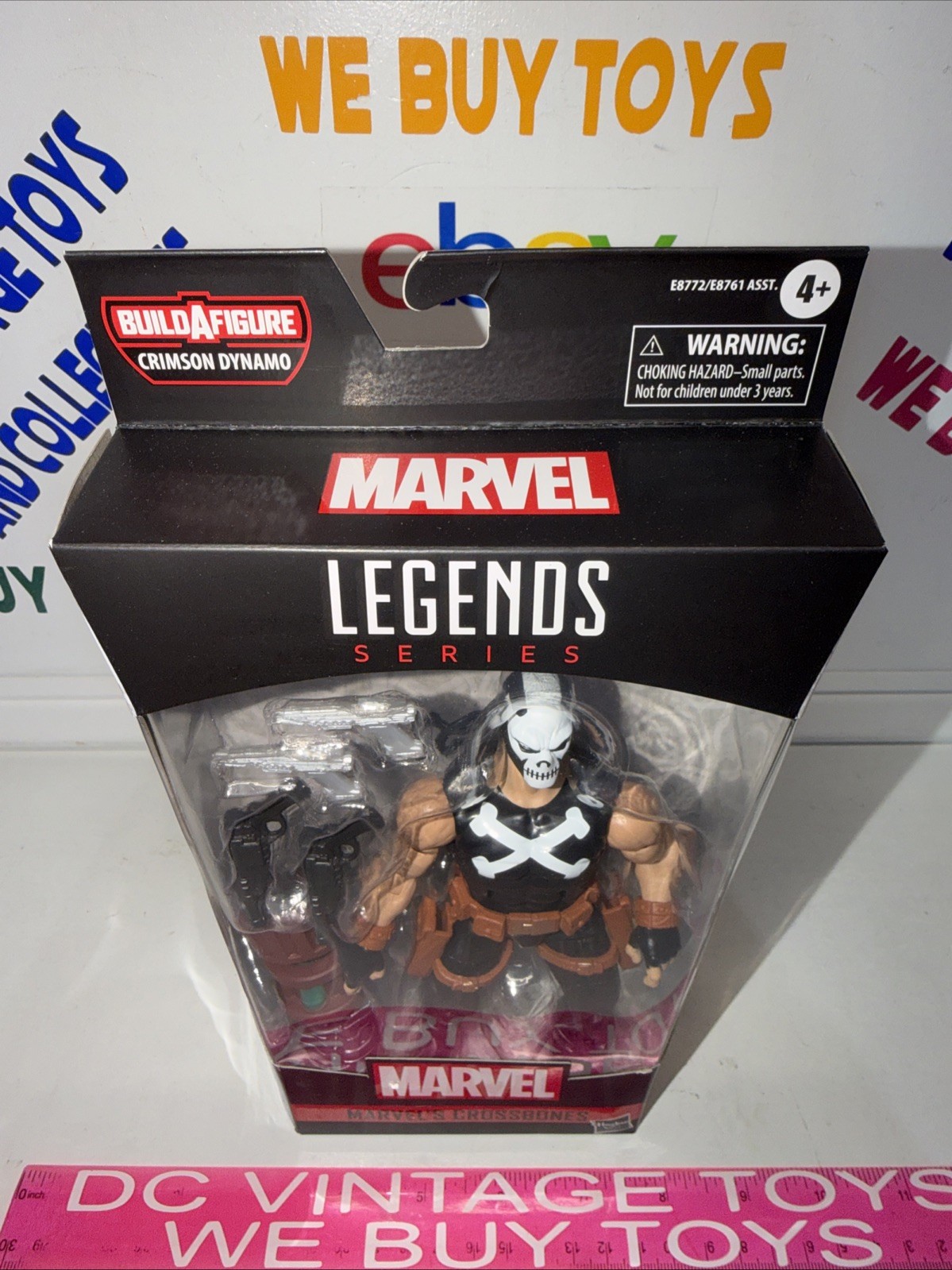 Marvel Legends Series Crossbones with BAF Crimson Dynamo Hasbro 6” Action Figure