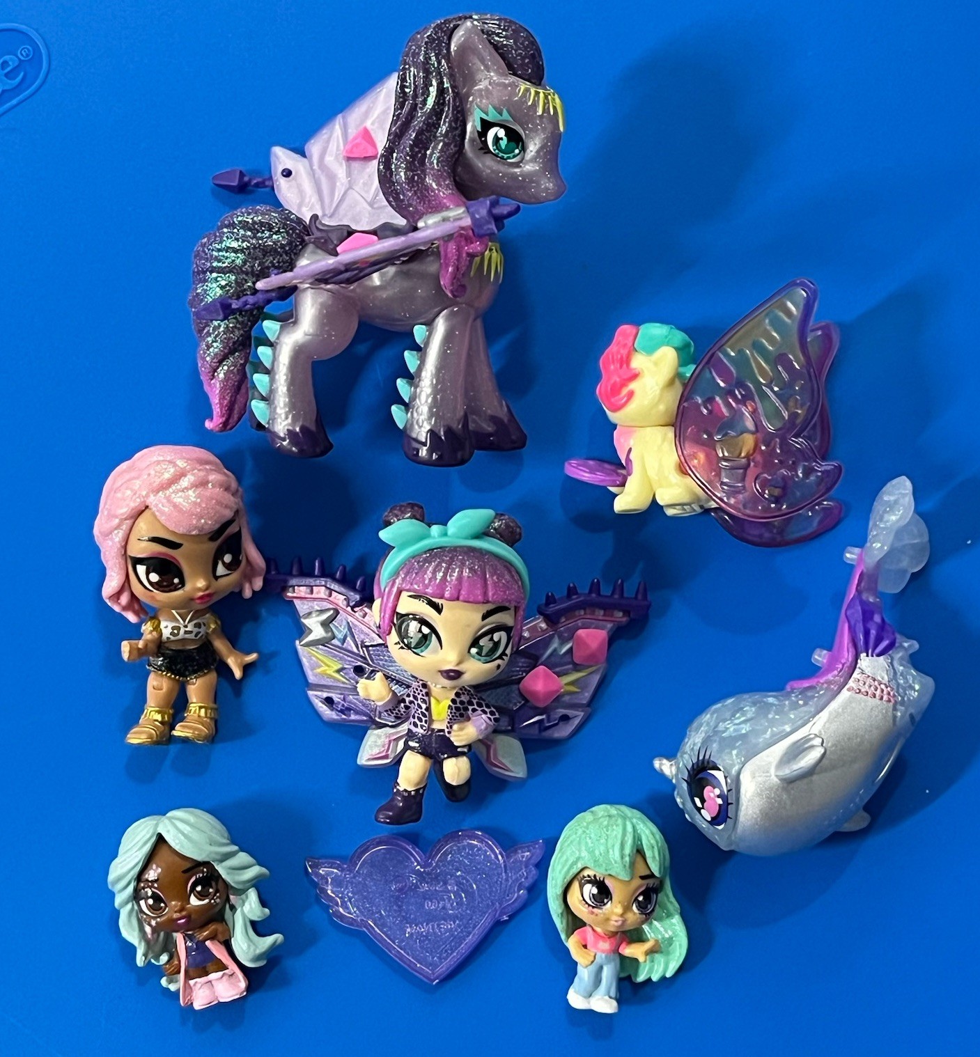 Hatchimals Enchanted Pixie Riders Figure Lot Wilder Wings Mel Mini Glitter Angel