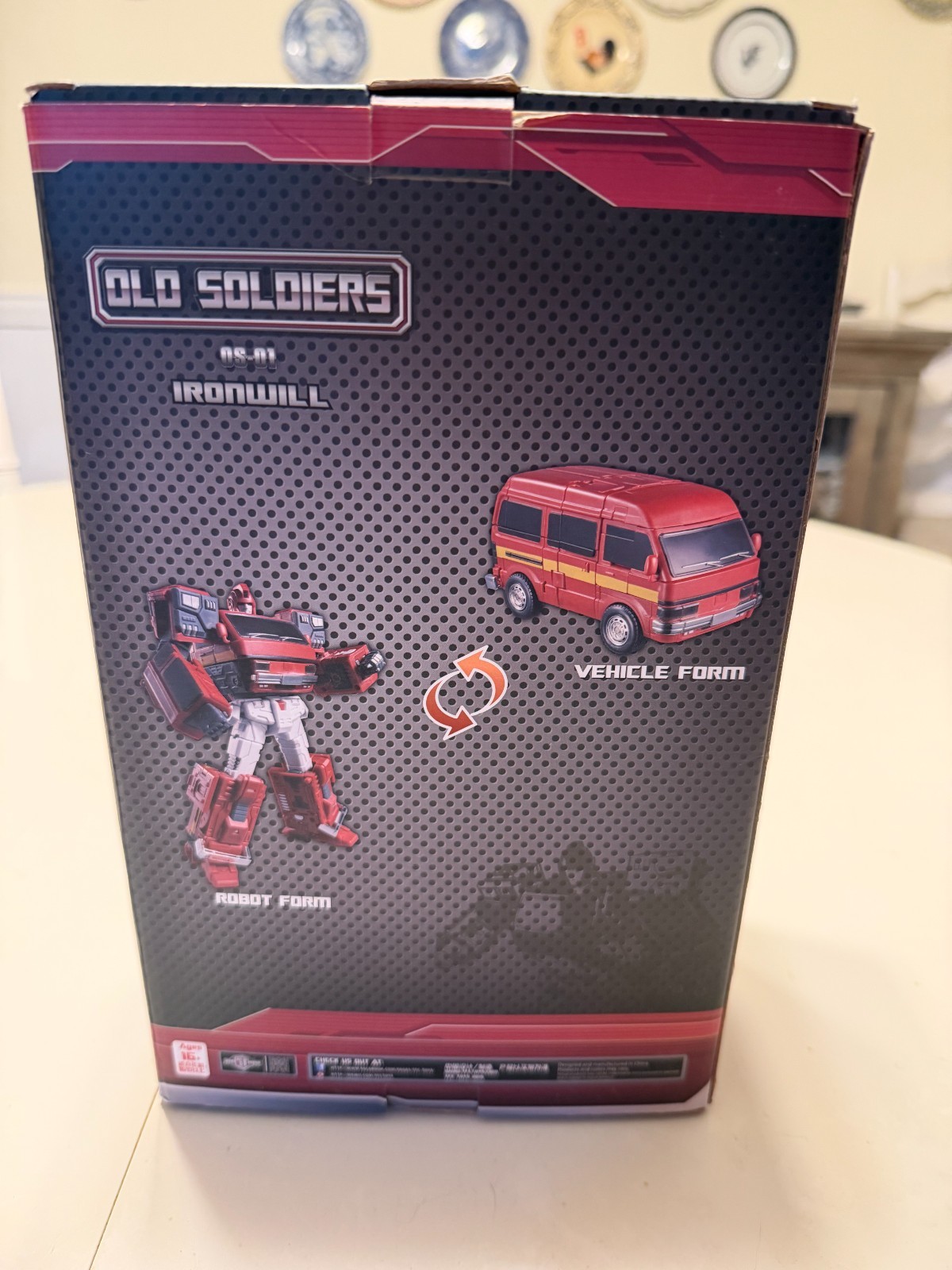 Third Party Transformers TFC Toys Old Soldiers 0S-01 Ironwill (Ironhide)