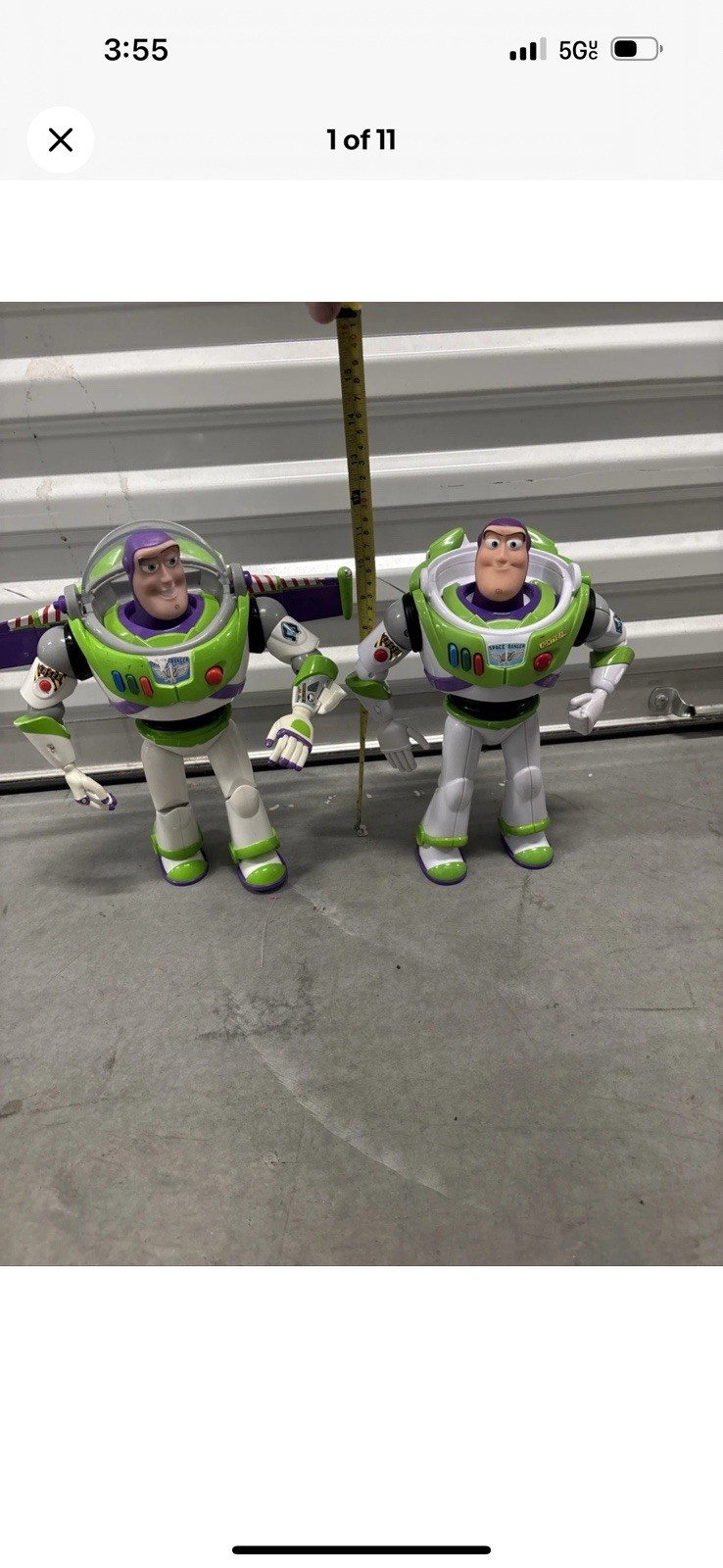 Toy Story Signature Collection BUZZ LIGHTYEAR Disney Store & Thinkway Buzz Desc