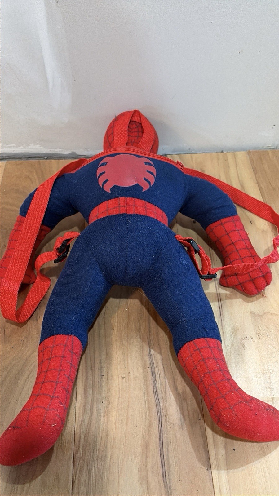 SPIDERMAN Plush Backpack – 17”MARVEL With Adjustable Straps