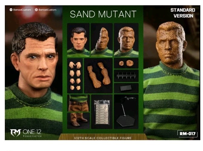 Remad Custom Sand Mutant 1/12 Scale Sandman 6&Prime; Figure « NEW & I SHIP DAILY »
