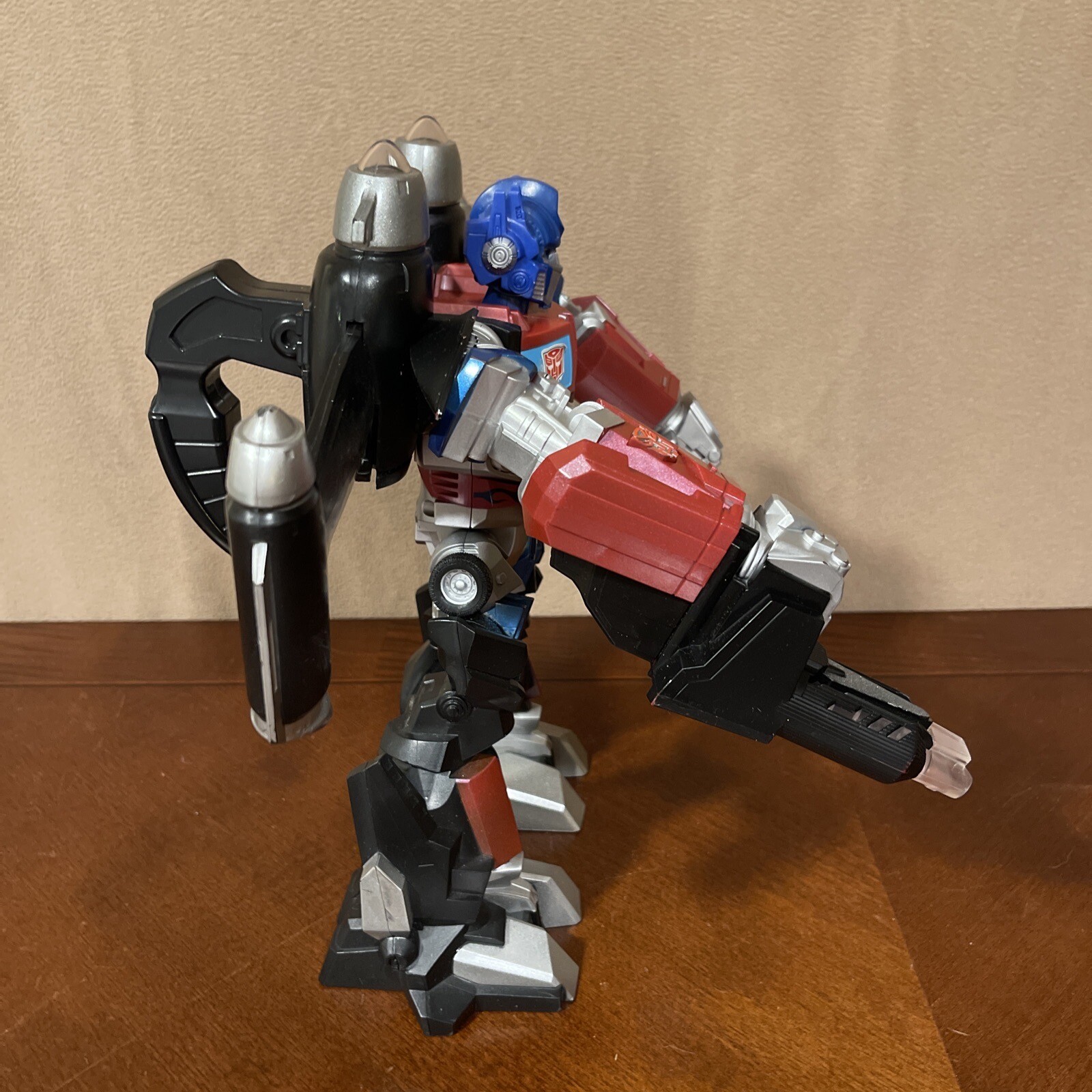 Optimus Prime 12” Transformers Mega Power Bots Talking Figure Light Up 2008