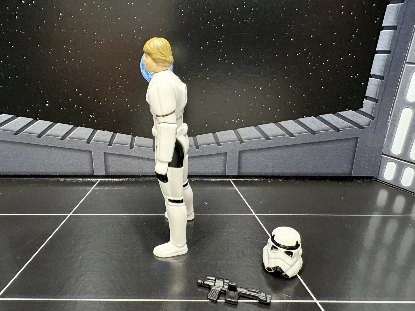 Stan Solo Custom Luke Skywalker Stormtrooper Disguise Figure w/ Helmet & Blaster