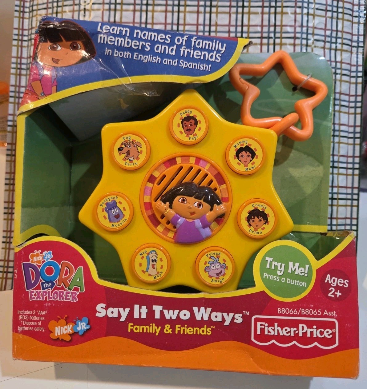 Vintage Dora The Explorer Say It Two Ways Mini Family By Mattel 2003. Age 2+