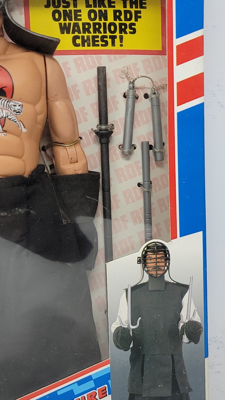 Rapid Deployment Force Kendo Warrior 12&Prime; Action Figure Play Set 1994 (Old Stock)