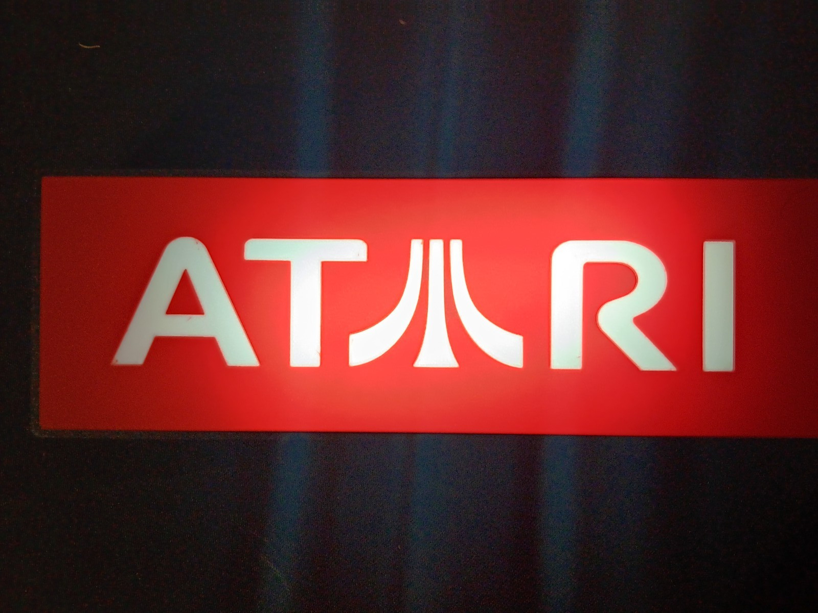 Retro ATARI 10&Prime; Light box sign display Atari Video Games Light box sign