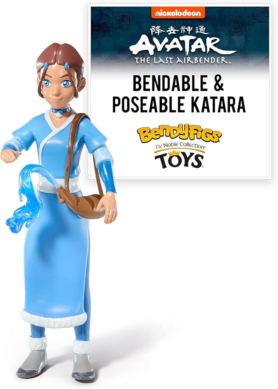BendyFigs The Noble Collection Avatar The Last Airbender Katara 6.5-inch Figure