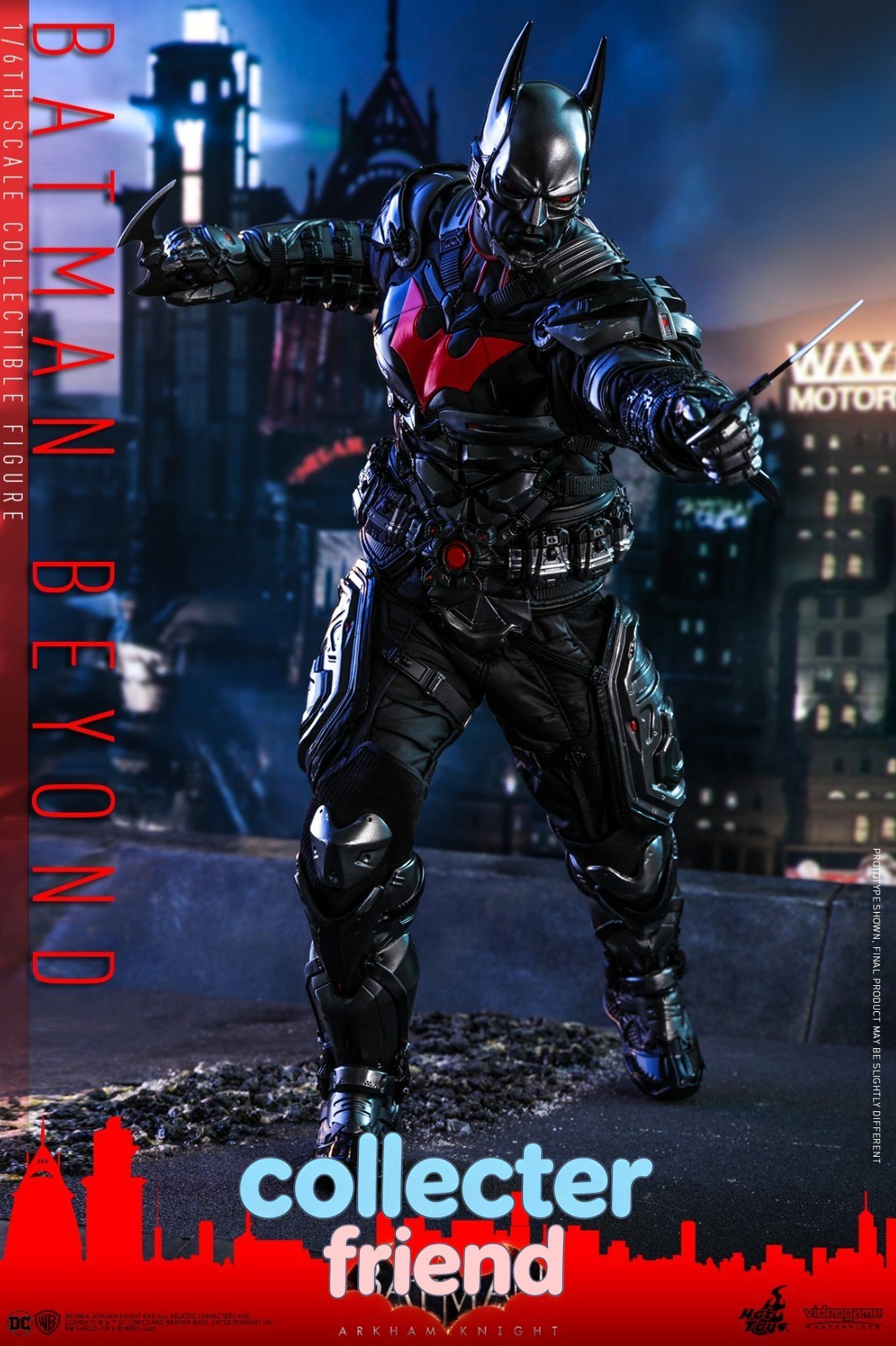 IN STOCK Hot Toys VGM39 Batman Arkham Knight Batman Beyond 1/6 Figure NEW