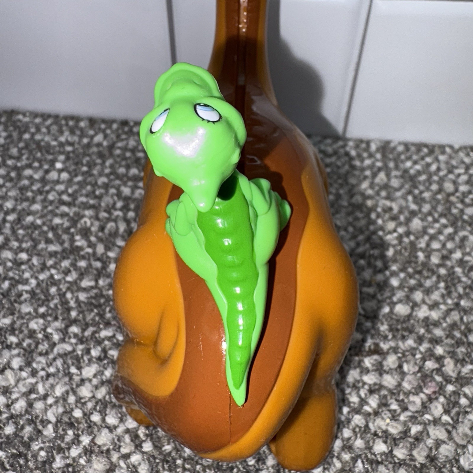 Universal Studios Land Before Time LittleFoot Ducky Piggy Coin Bank Toy VTG